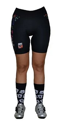 Bermuda Ciclismo Ciclista Short  Forro Gel Feminina Ref 04