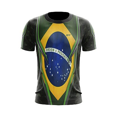 Camisa Patriota Brasil 01 Manga Curta