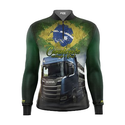 Camisa Caminhoneiro Manga Longa - 01
