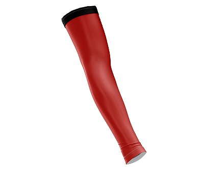 Manguito Liso Ciclismo Spartan Proteção Solar UV50+ (Protetor Para Braço Unissex) Ref. 04 Vermelho