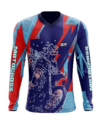 Camisa Motocross Proteção Solar FPU 50+ Spartan Ref. 02