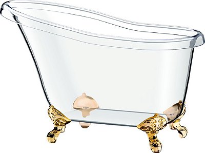 Champanheira Banheira Transparente | Vinhos e Espumantes - Ideal para 4 garrafas
