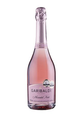 Espumante Garibaldi Moscatel Rosé 750ml | Espumante Doce Premium da Serra Gaúcha