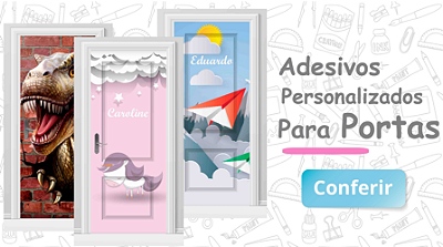 Adesivo de porta infantil