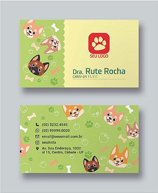 Cartão de Visita Veterinário