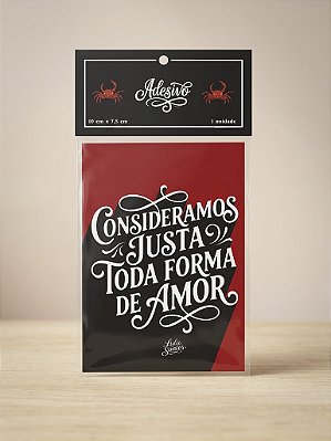 Adesivo Toda Forma de Amor