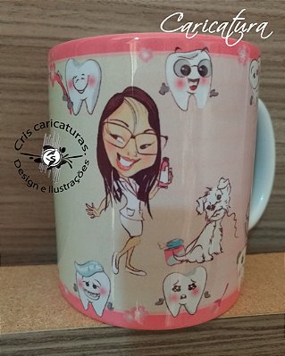 Caneca caricatura