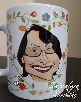 Caneca caricatura familiar- Encomendas