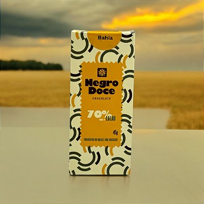 Negro Doce | 70% selo Amarelo - 45g