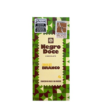 Negro Doce | Branco - 45gr