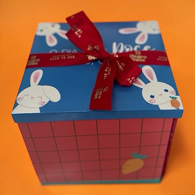 Caixa Surpresa Vermelha/Azul 300gr