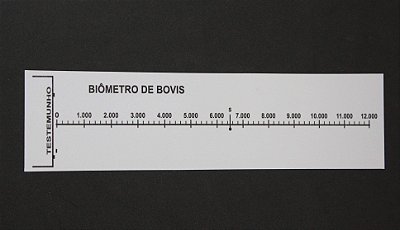 Biômetro de Bovis PVC 30x8 cm