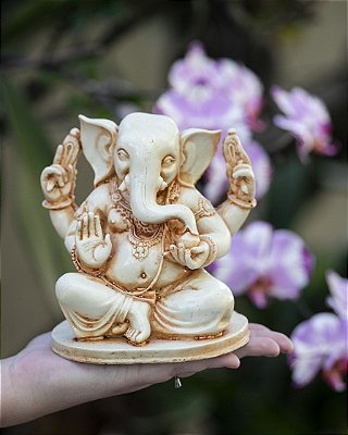 Ganesha Branco (Produto Indiano )