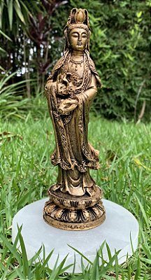 Kwan Yin flor de lotus