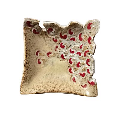 Prato Morro Branco P - Cerâmica de Alta Temperatura feito a mão