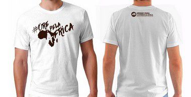 Camiseta Masculina: ORE PELA ÁFRICA