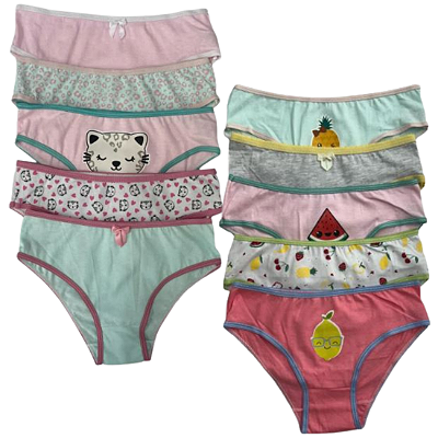 Kit 3 Calcinhas Menina – Modelagem Tradicional, Qualidade que Encanta