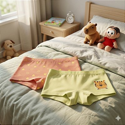 Kit com 8 Calcinhas BOXER Confortáveis, Estilosas e de Alta Qualidade!