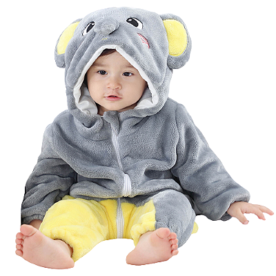 Macacão Pijama Kigurumi Infantil Bebê Baby Bichinho: Cachorrinho