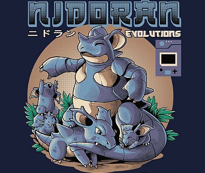 Enjoystick Pokémon - Nidoran Fêmea Evolutions