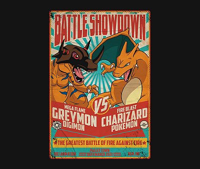 Enjoystick Greymon Vs Charizard