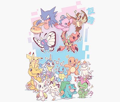 Enjoystick Pokémon feat Digimon