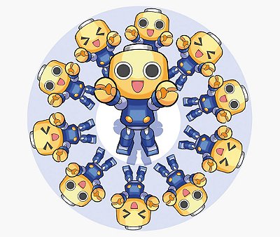 Enjoystick Megaman Servbots