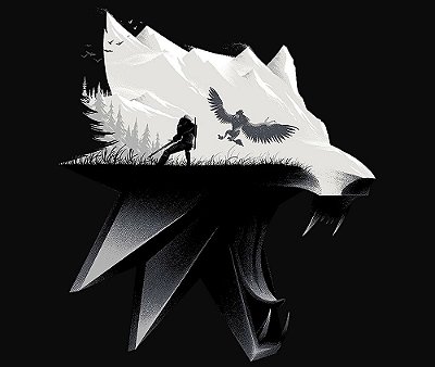 Enjoystick The Witcher White Wolf Composition