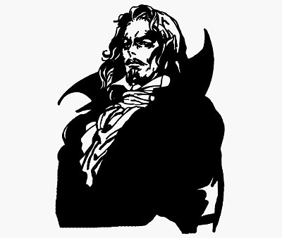 Enjoystick Castlevania - Dracula Black & White