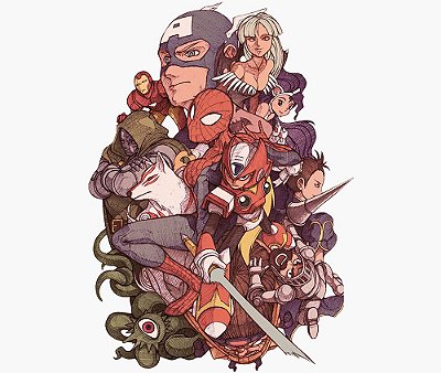 Enjoystick Marvel Vs Capcom Composition