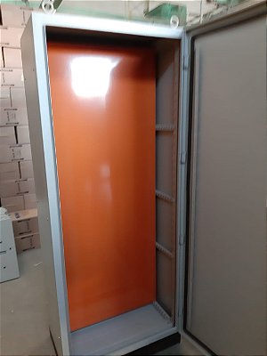 armário elétrico modular 1400x600x400 chapa de aço carbono pronta entrega
