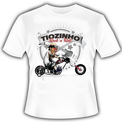 Camiseta Tiozinho Rock n' Roll Bike