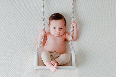 Props balanço vai e vem para ensaios fotográfico newborn