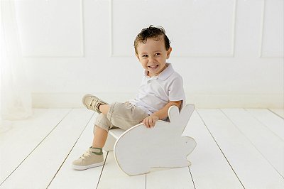 Banco coelhinho para ensaios fotográfico