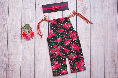 Macacão Balbina - Florido