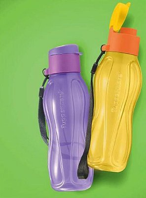 Tupperware Eco Tupper Plus Mini 310 ml- Lilás e Amarela -  Kit com 2 peças