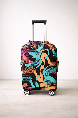 Capa para mala de viagem Suplex Abstrato