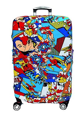 Capa para mala de viagem Heróis