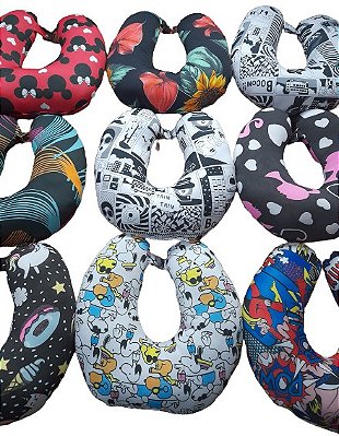 Almofada apoio de pescoço para viagem