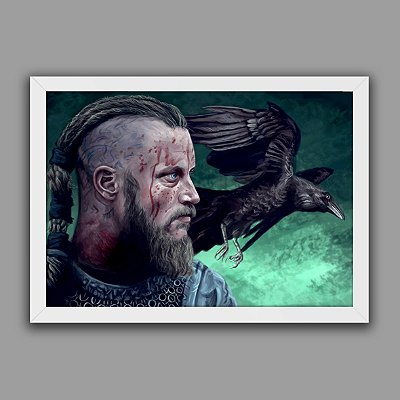 Quadro Vikings Ragnar Crow