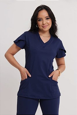 Scrub Fit Azul Marinho