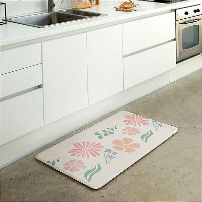 Tapete Multiuso Dupla Face Parklon Asobang Prime PVC Floral Garden 100cm x 55cm x 2cm