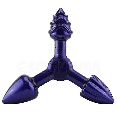 Plug Anal Triplo Estilo Estrela Ninja ( 3 estimulações diferentes )