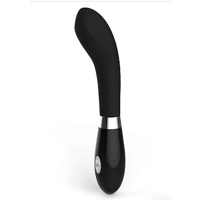 Vibrador em Silicone Ponto G 10 Vibrações * Preto