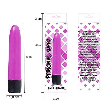 Vibrador Personal Potente - Textura Aveludada - 13cm