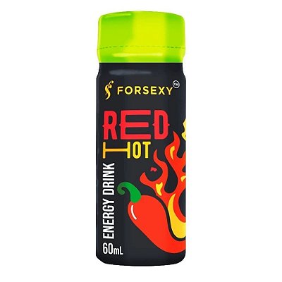 Energético Sexual Afrodisíaco e Excitante Energy Drink Red Hot 60 ml