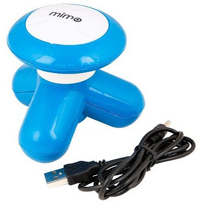 Mini Massageador Anatômico - 3 Pontos de Vibração