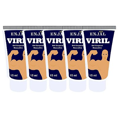 Tratamento Impotência Sexual Gel Provocador da Ereção Viril 15 ml - Kit 05 Un. Oferta em Rio Preto