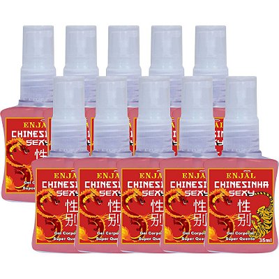 Chinesinha Sexy - Spray Aquecedor - 35 ml - 10 Un