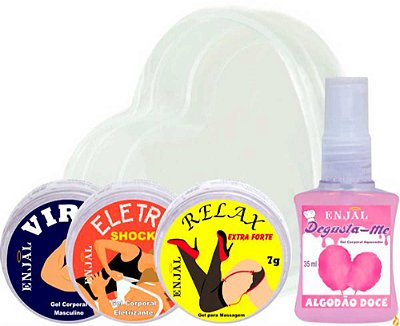 Kit Sensual Paixão - Irresistível Prazer - Enjal